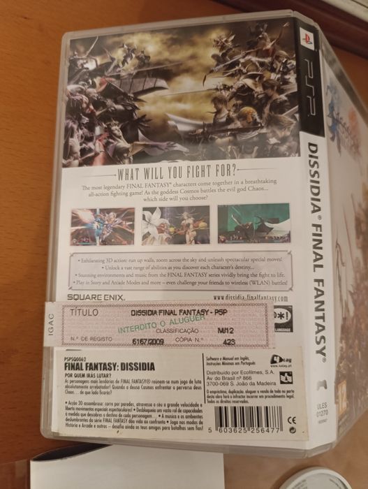 Dissidia Final Fantasy PSP PlayStation Portable