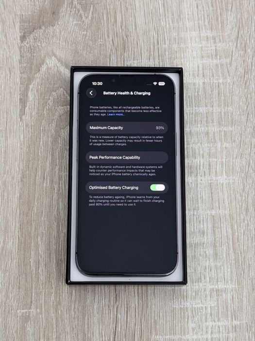iPhone 13 Pro 256gb // 93% capacidade bateria!