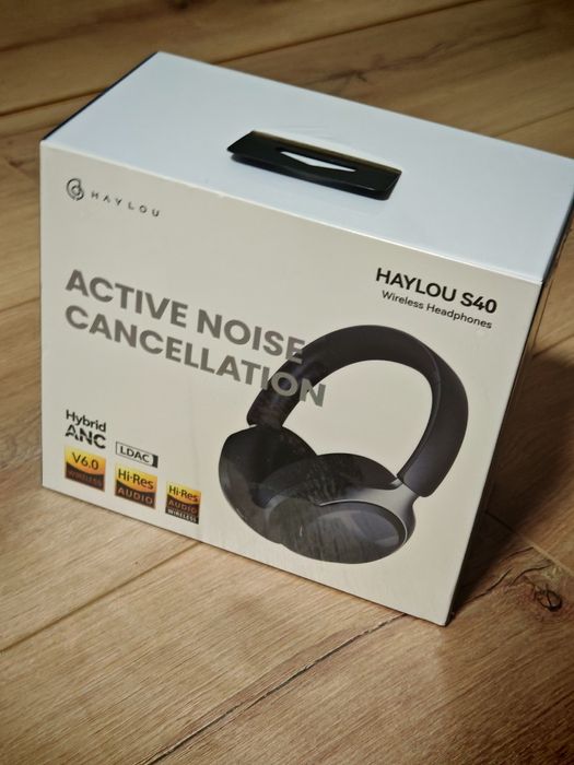 Топ! Навушники Haylou S40 ANC,LDAC, Hi-Res 3DBlack,Бездротові BT 6.0