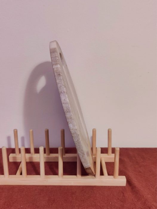 Tabua marmore e madeira