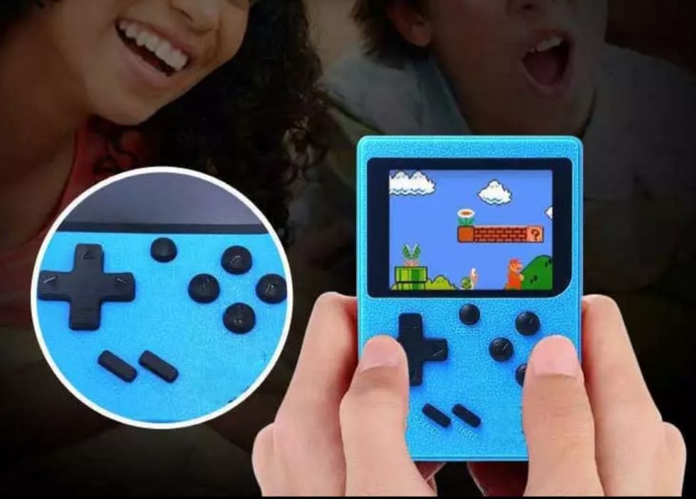 Consola portátil com 168 jogos e bateria incluída (Novo)