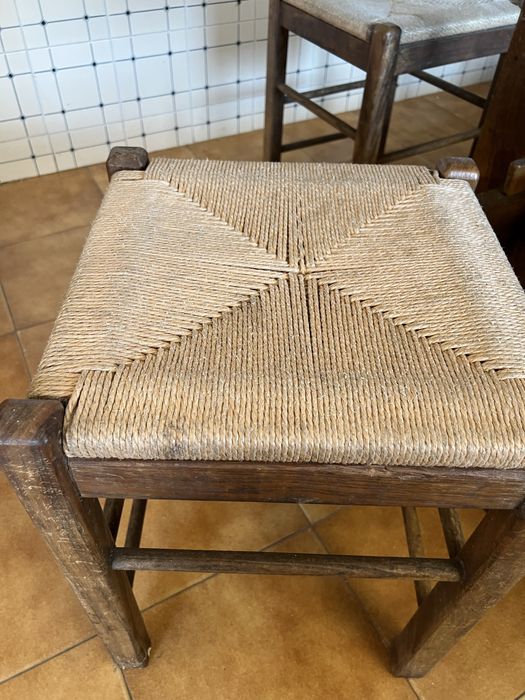 Mesa madeira com bancos - conjunto