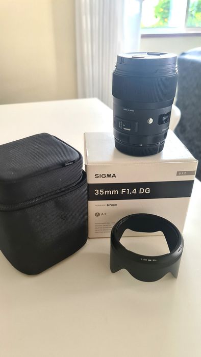 Sigma 35mm f/1.4 DG HSM Art mount canon ef...para reparação ou peças
Canon EF - Para reparar
Vendo Sigma 35mm f/1.4 DG