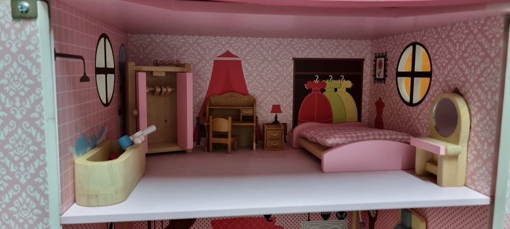 Casinha de Bonecas de Madeira Modemoiselle...