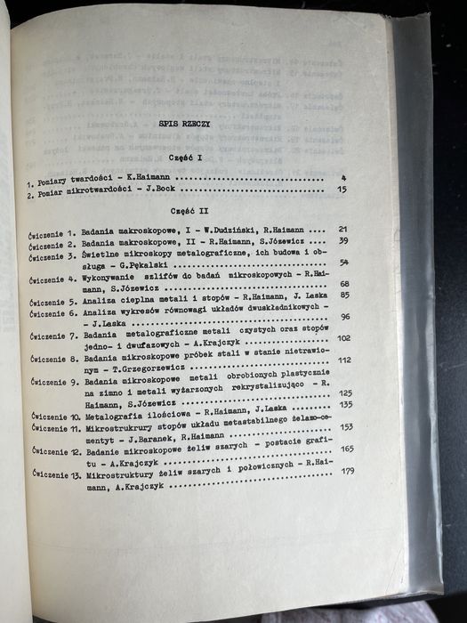 Ćwiczenia laboratoryjne z materiałoznawstwa PWr