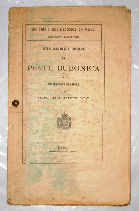 1899 - Defeza Individual e domestica da Peste Bubonica