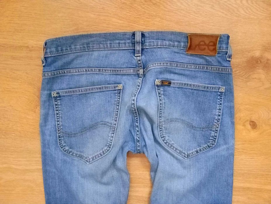 LEE Jeansy spodnie męskie XL 32/32 W32 L32 elastan w32l32 dżinsy