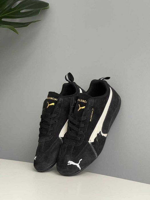 Кросівки Puma Speedcat Suede Balenciaga In Black premium | Кроссовки жіночі