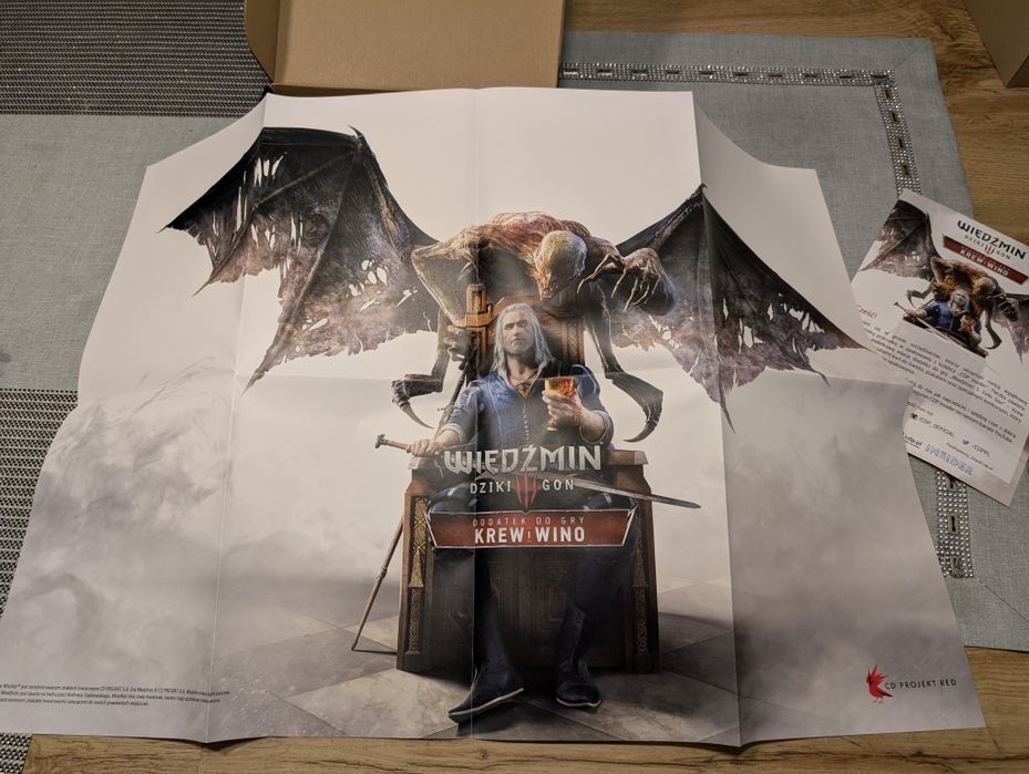 CDP Insider Krew i Wino + Serca z kamienia Wiedźmin 3. 4 talie Gwint