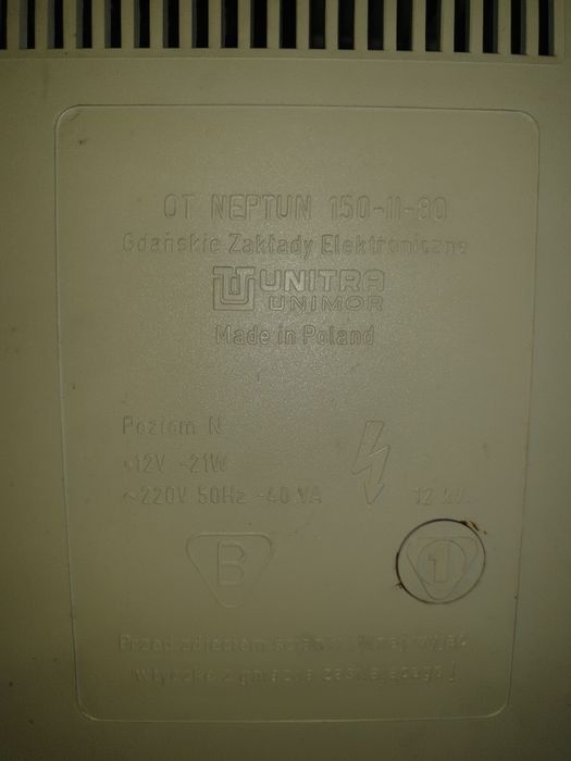 Telewizor OT UNITRA NEPTUN 150-II-80