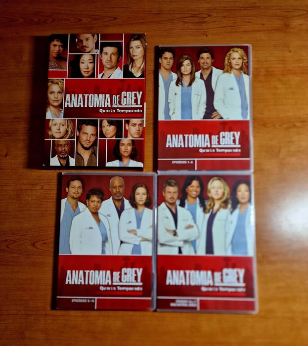 ANATOMIA DE GREY - Temporada 4 | 17 Episódios em 5dvds | COMO NOVA