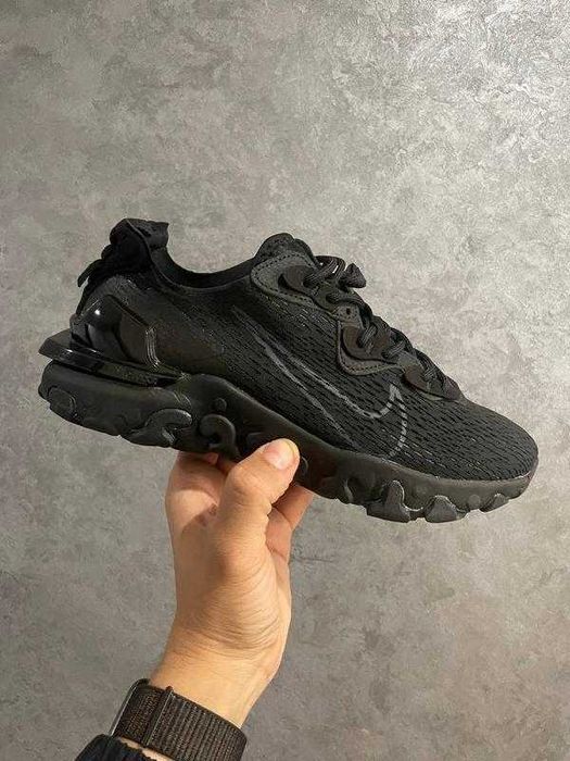 !SALE! Nike React Vision Black 40 41 42 43 44 45 найк реакти черные