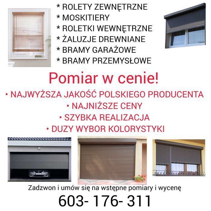 Roletki rolety moskitiery bramy