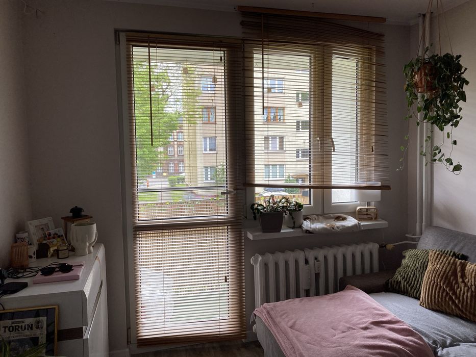 Żaluzje drewniane (okno+balkon) OBI