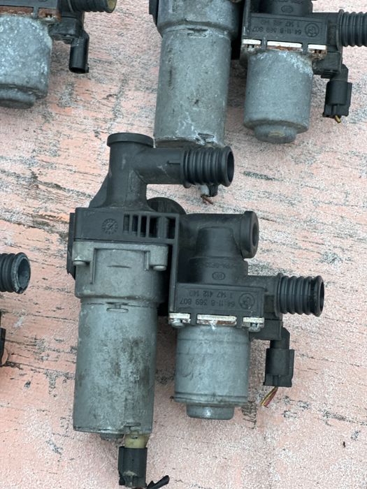 BMW E46 клапан пічки рестайл з додатковою помпою М47н Н42 Н46 клапана