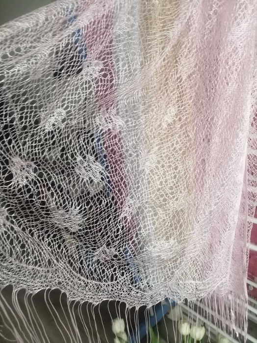 Шарфы палантины Ажур Пасхальные