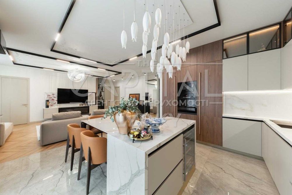 Продаж 4к (130м2) 3 спальні 2 с/в Новопечерські Липки Інвертор + Без %