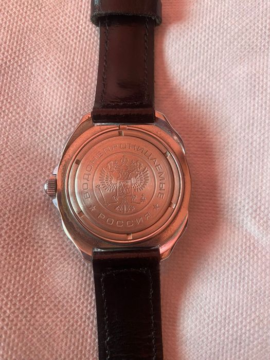 Relógio Vostok Komandirskie mecânico + caixa e documentos