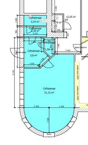 Суборенда АНЦ м. Дніпро вул. С. Подолинського (Благоєва) 10а