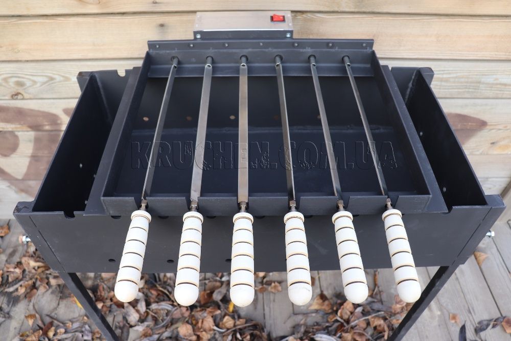 Мангал с электроприводом - Электропривод для мангала - Шампур Самокрут