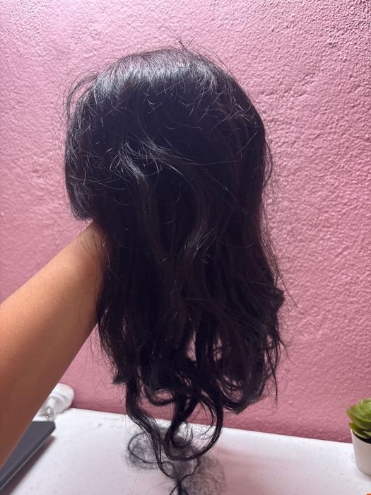 peruca com cola para calvice marca americana LseeWings