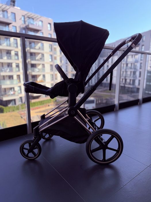 Cybex Priam 2.0  Rose Gold Platinium wózek Kolor Deep Black