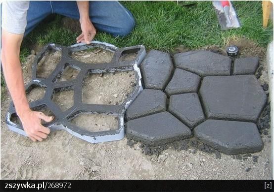 Forma KOCIE ŁBY 50x50 Do Wyrobu Kostki Brukowej.