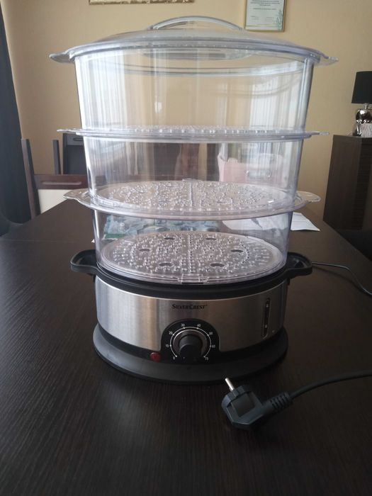 Steamer SilverCrest 1.2L 800W - urządzenie do gotowania na parze