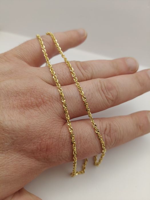 Złoty Łańcuszek 45cm Pr.585 Nowy Zapraszamy