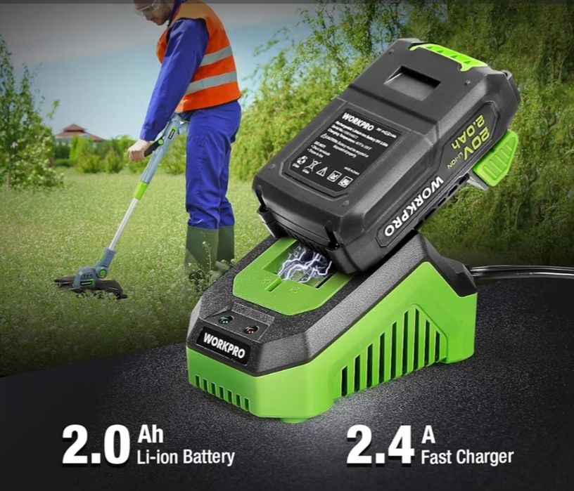 Podkaszarka akumulatorowa + akumulator i ładowarka