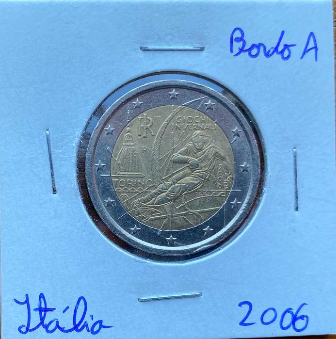 Moedas comemorativas Itália