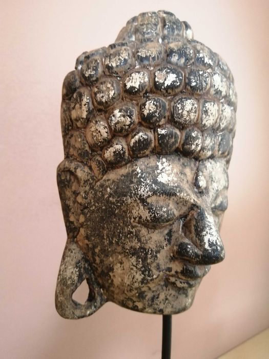 Buda em madeira, novo