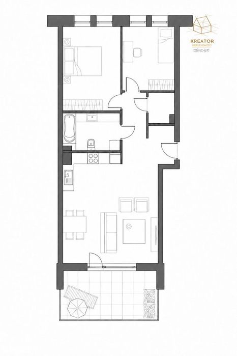 Duże 3 Pokoje 69 m² | Balkon 13 m² | Garaż | Rumia