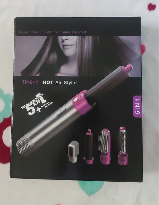 Фен випрямляч мультистайлер Hot Air Styler для завивки та укладання .