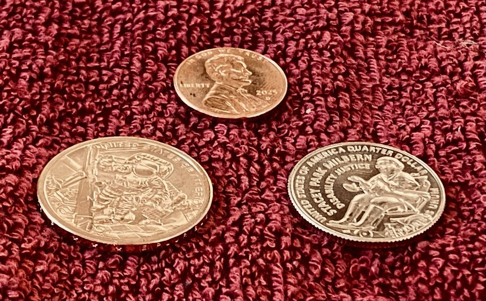 Монети США UNC  (долари, квотери, центи)