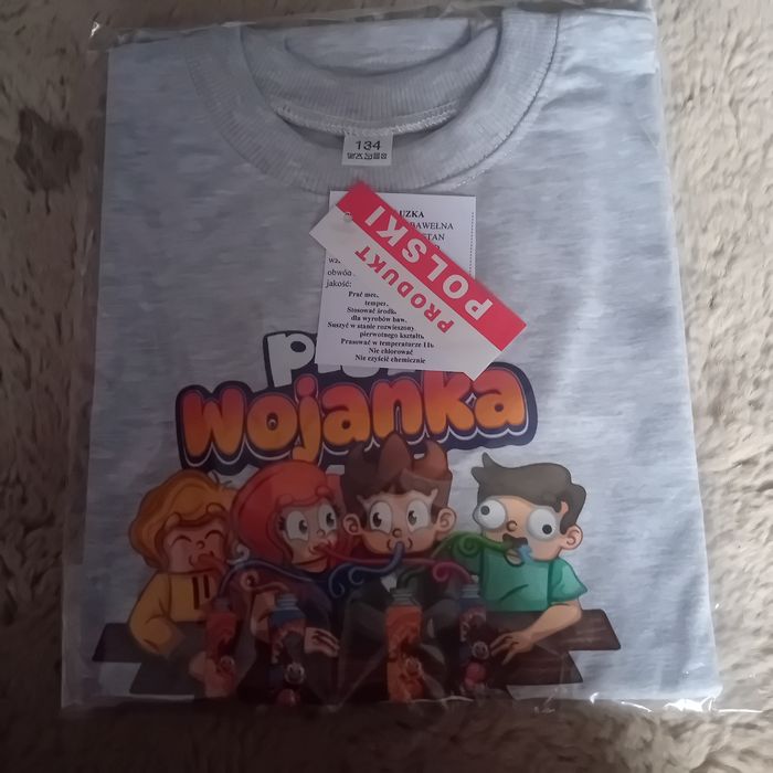 Koszulka krótki rękaw monecraft , roblox , bmw, audi wojan 104-164