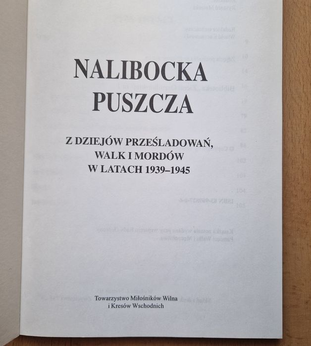 Nalibocka puszcza. Z dziejów prześladowań, walk i mordów - T. Gasztold