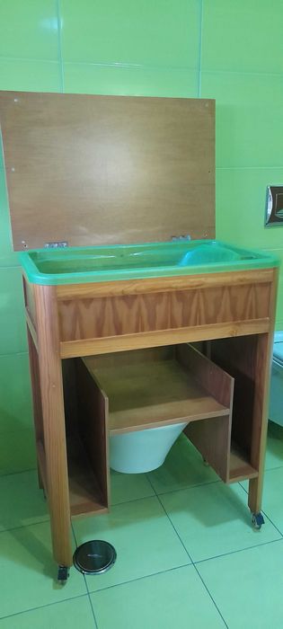 Banheira de bebe com fraldário