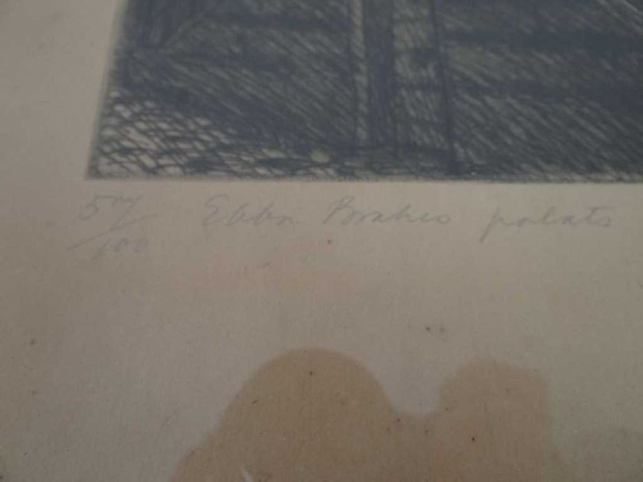 Obraz litografia 1918 r O.Hyndsburg