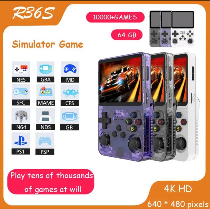 Consola Portatil multi jogo e multi plataforma