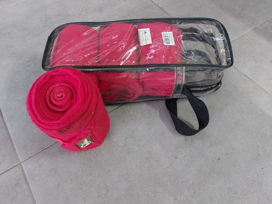 Proteções, caneleiras e ligaduras