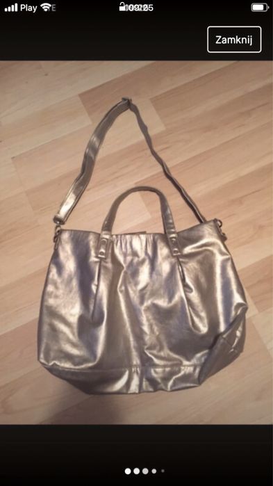 Torebka złota Calvin  KLein