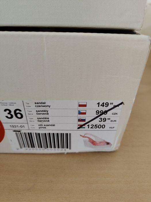 Buty sandały skórzane firmy Lasocki rozmiar 36