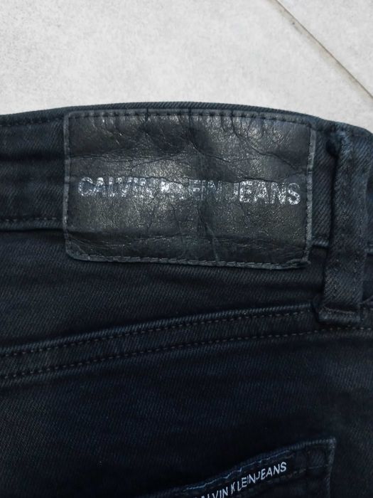 Męskie spodnie jeansowe Calvin Klein slim stretch W36 L 32