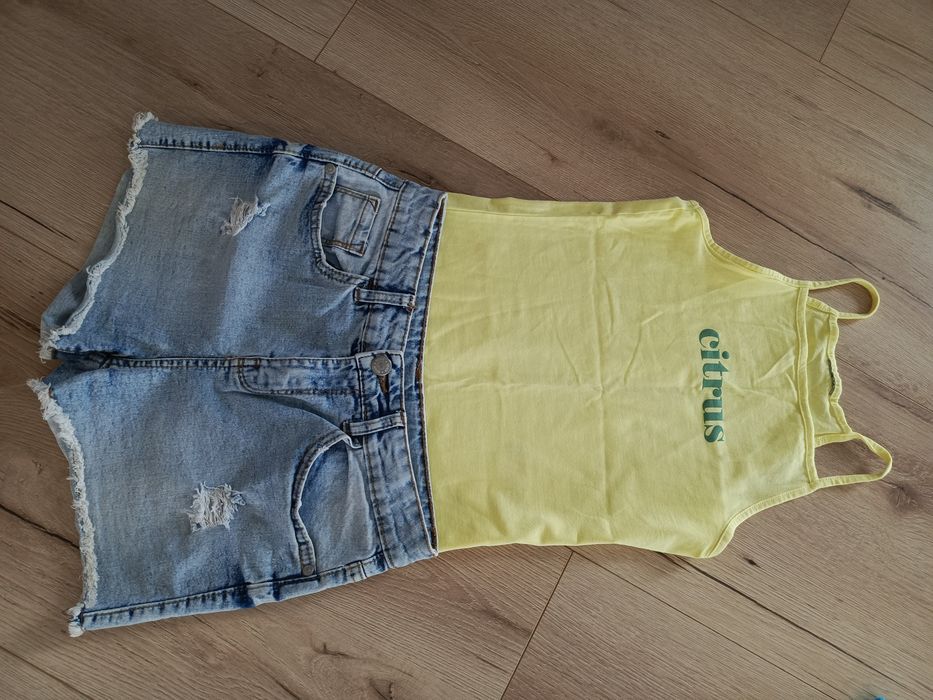 Zestaw ubrań dziewczęcych na lato, rozm.152-158