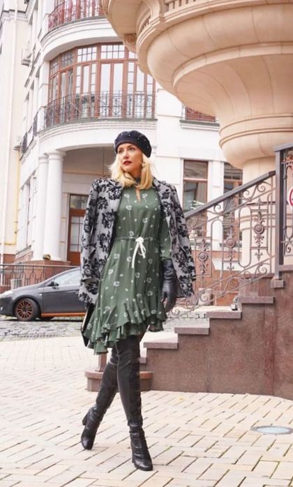 Женские платья Flower Chic - теплая осень, весна, лето