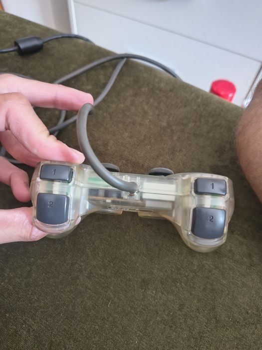 Pad Sony Analog Controller Crystal do PS1