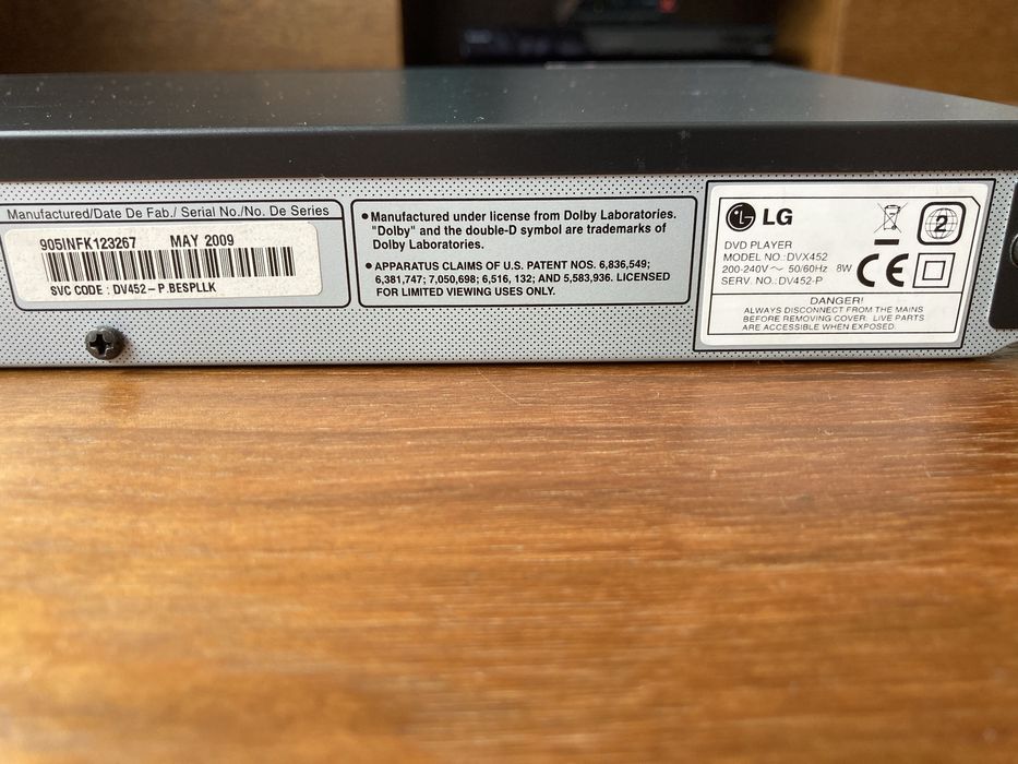 Leitor DVD LG Pouco Usado