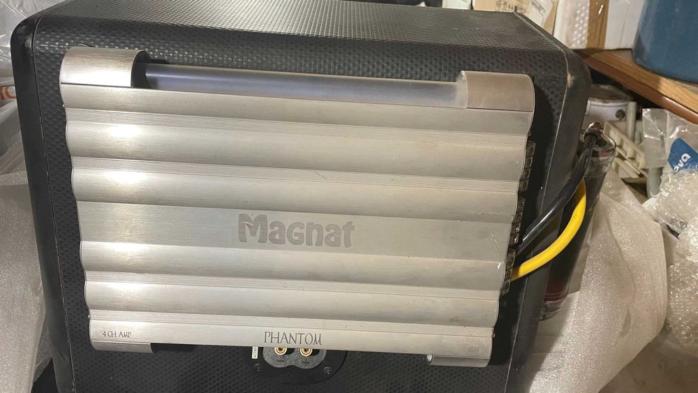 Підсилювач Magnat PHANTOM 4500 + сабвуфер Інфініті + конденсатор