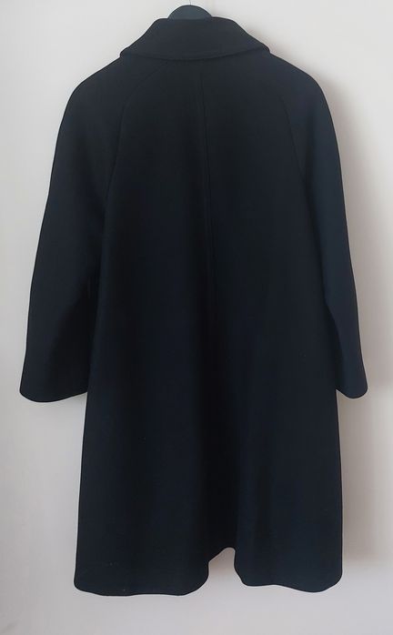 Płaszcz czarny damski wełniany Zara  rozmiar. M / 38